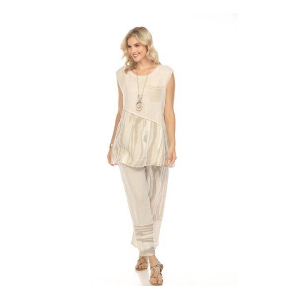 Off-White Abstract sleeveless pocket detailed Top - Picture 4 of 7